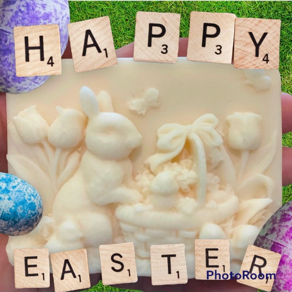 🆕 Easter Bunny Carmelite Oaks Farm Handmade Oatmeal and Honey Goat Milk …